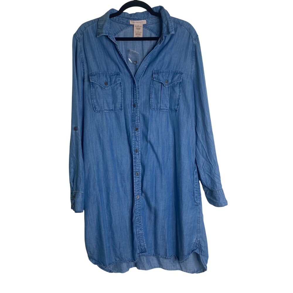 Philosophy Blue Midi Dress